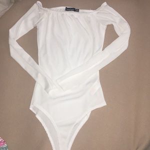 Off the shoulder bodysuit